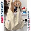 2025新款 慵懒简约大容量托特包 帆布包超火包包小众女通勤斜挎包