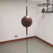 拳击搏击真牛皮天地球反应球悬挂梨球拳击出拳速度训练反应天地球