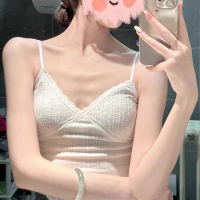 蕾丝绝美吊带背心女款晶巴茵背心