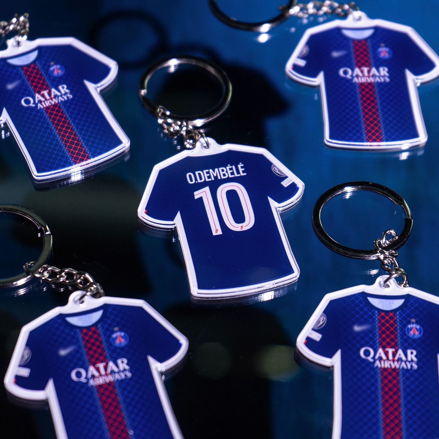 巴黎圣日尔曼球衣钥匙扣挂件