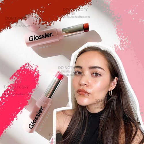 口红保湿滋润glossier