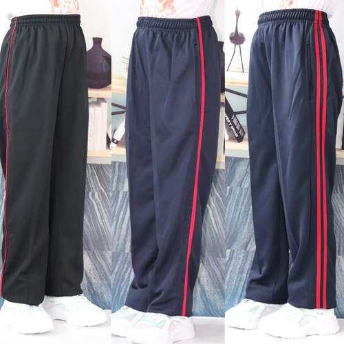 春夏薄款校服裤双红条运动休闲裤
