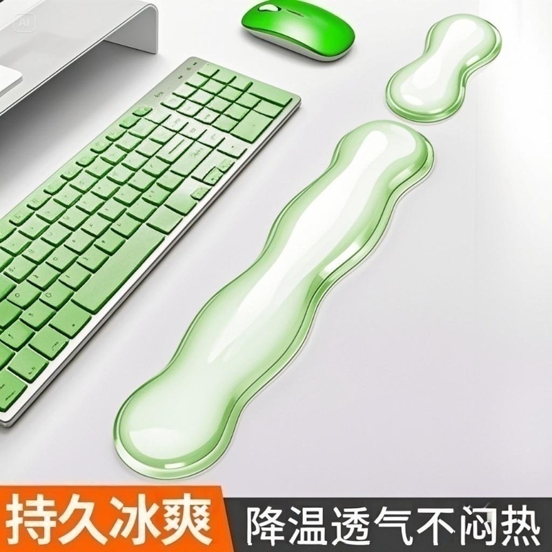 透明硅胶笔记本键盘手托鼠标垫