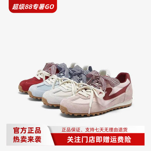 百思图专柜正品2026夏款女德训鞋户外运动简约舒适休闲鞋A3901BM6