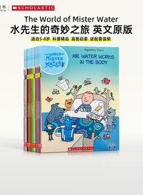 盖世童书 The World of Mister Water 学乐水先生的奇妙之旅 Mr. water英文原版儿童科普绘本5-10岁知识百科英语 小学英语绘本阅读