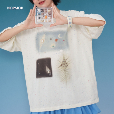 NOPMOB「壳」宽松大码短袖T恤