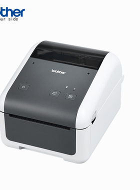 兄弟标签打印机TD-4410D桌面式标签机贴纸不干胶迷你brother固定资产物流快递单实验室编号医药条形码打印机