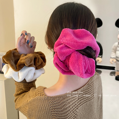 不伤发毛绒大肠发圈强吸水性头绳