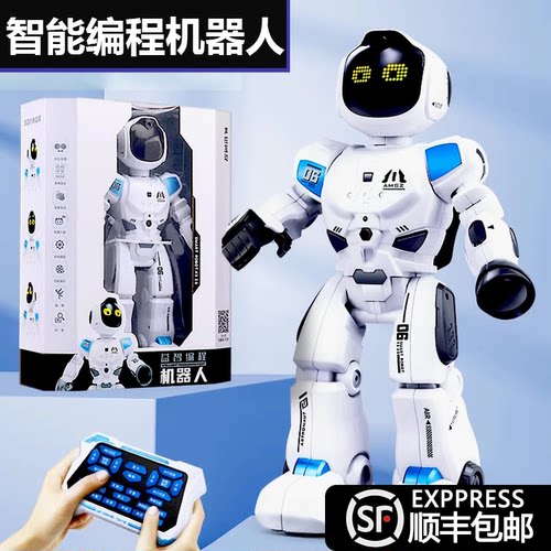 德国进口儿童玩具编程机器人礼物