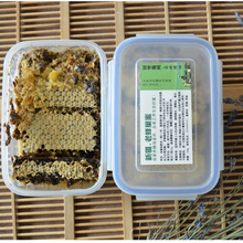 新疆黑蜂老巢蜜农家封盖成熟蜂窝500g花粉蜜蜡蜂胶王浆一窝端