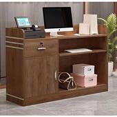 收银台店铺小型简约前台商用接待台服装 店柜台美容院收银桌吧台桌