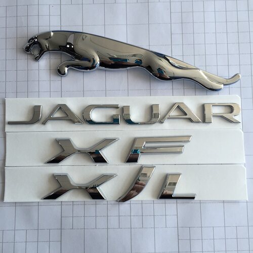 新款捷豹XE/XF/XFL/XJL/F-PACE/F-TYPE/JAGUAR英文字母后尾箱车标