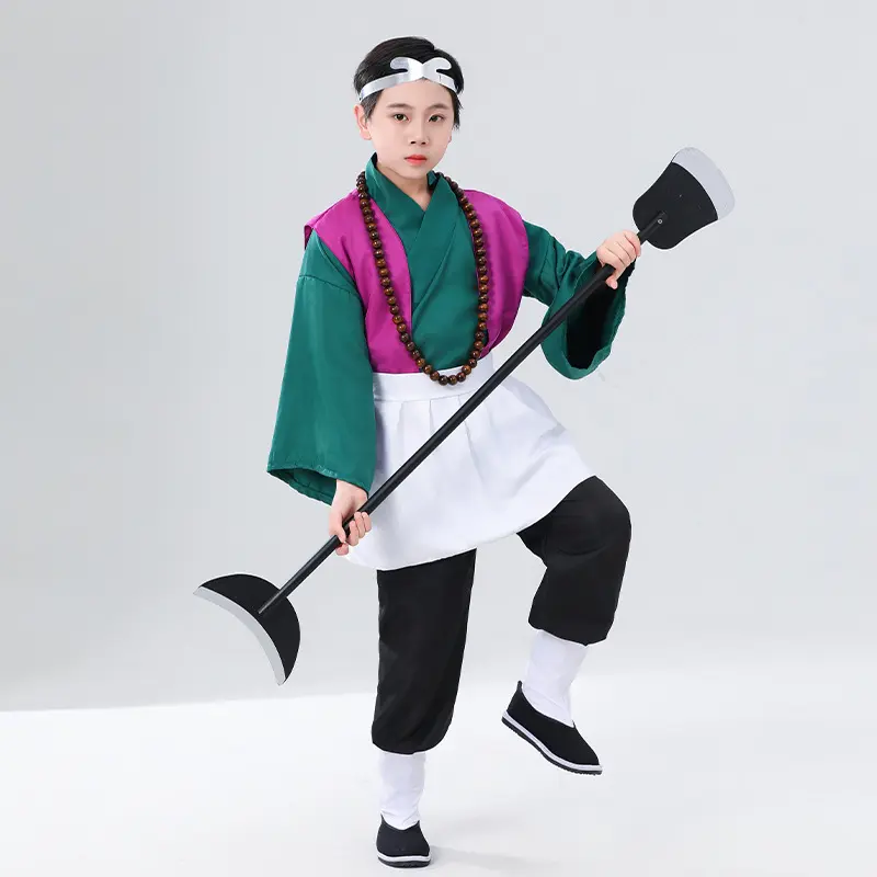 儿童沙僧表演出服西游记服装佛珠