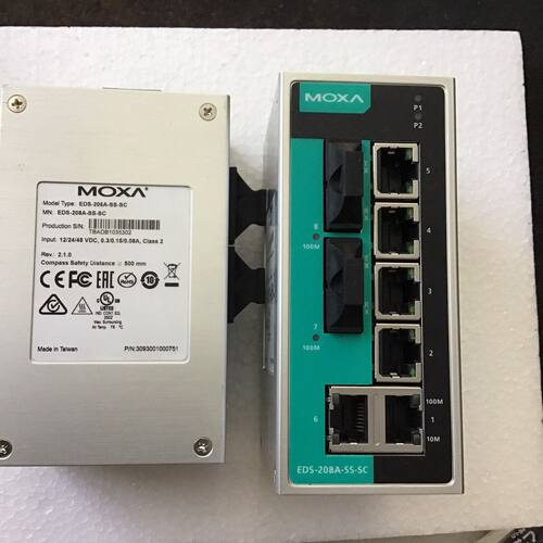 摩莎MOXA 交换机 EDS-208A-MM-SC