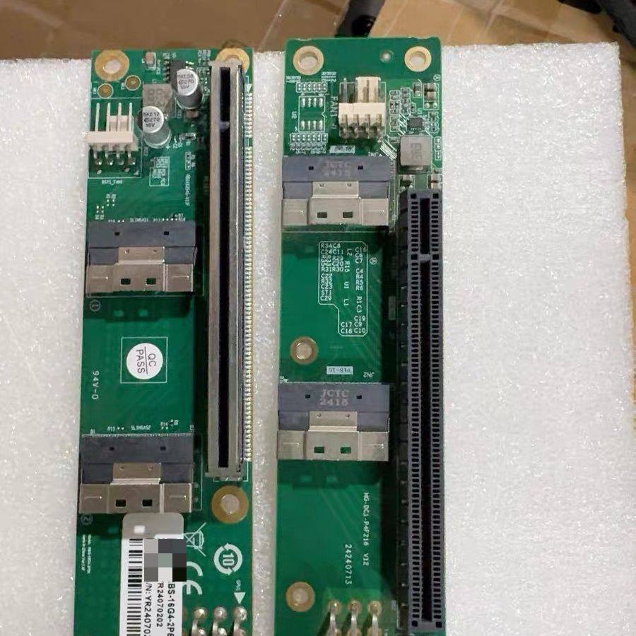 PCIe4.0显卡延长底板 支持SFF-8654转接 能实现