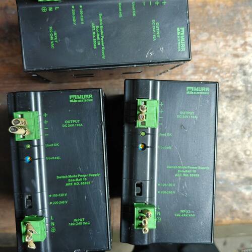 穆尔85305开关电源240W  DC24V  10A导轨卡