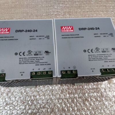 台湾明纬电源DRP-240-24 输出24V10A 成色非常