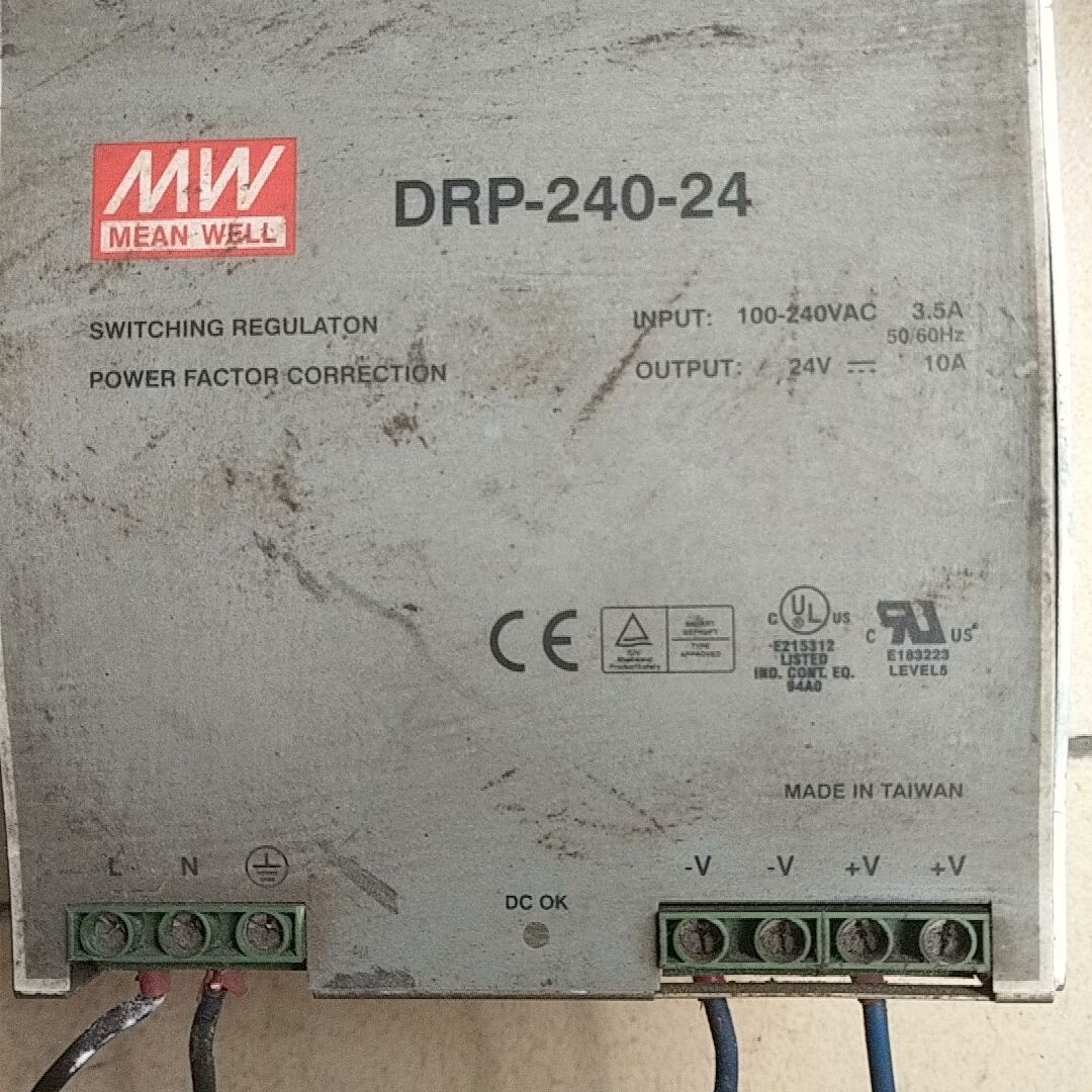 拆机 明纬导轨电源 DRP-240-24 24V 10A 2