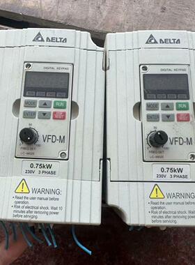 台达变频器VFD007M23A 750W功率 220V电压