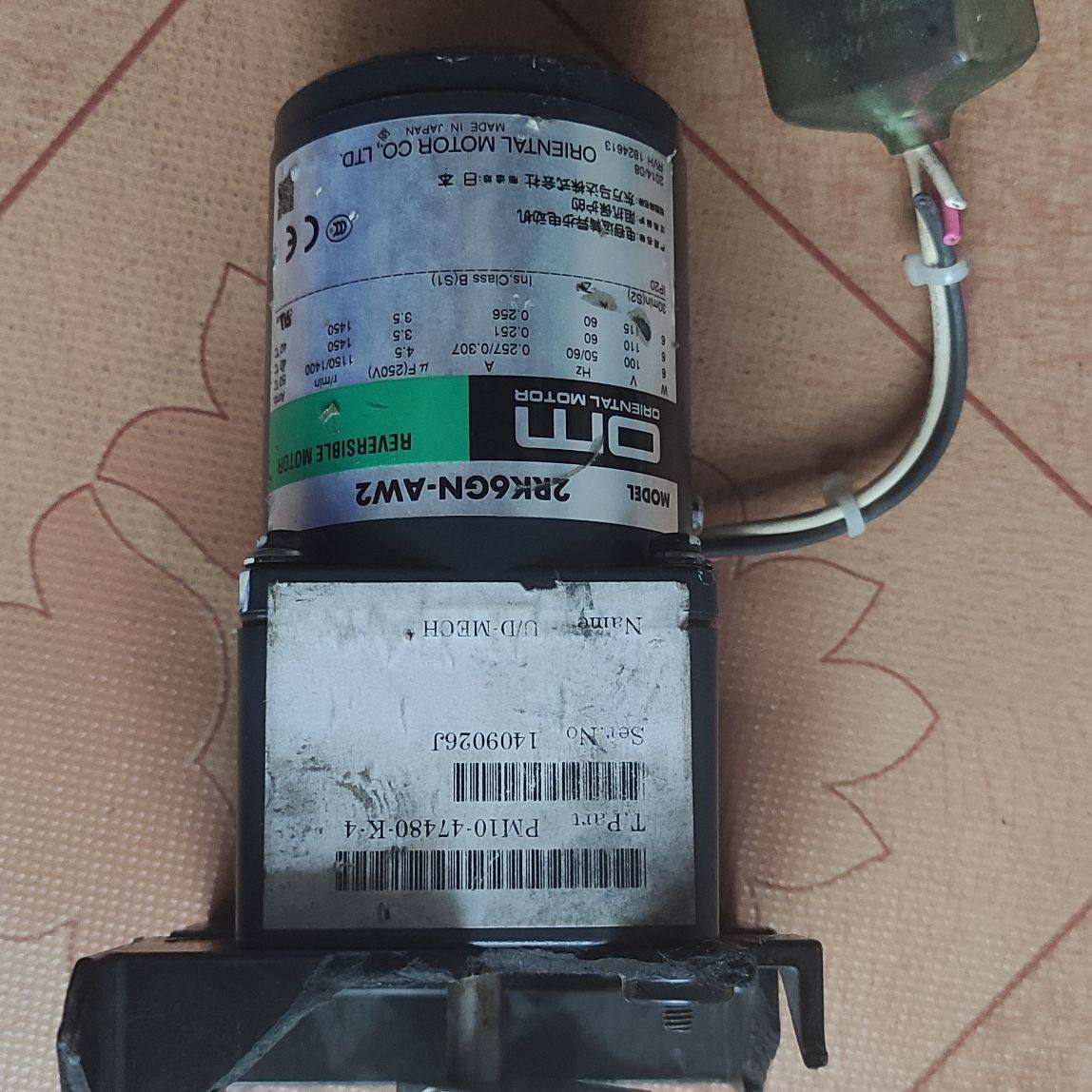 日本东方调速电机2RK6GN-AW2 2GN25L-D4拆机