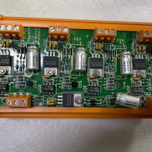 魏德米勒电路板模块 型号NA1041 橙色外壳绿色PCB板。