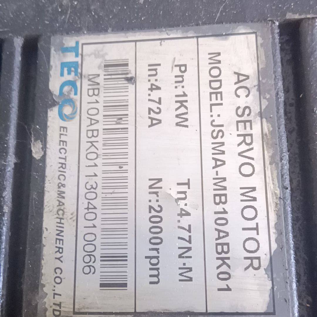 东 伺服电机JSMA -MB10ABK01 拆机包好 实怕图