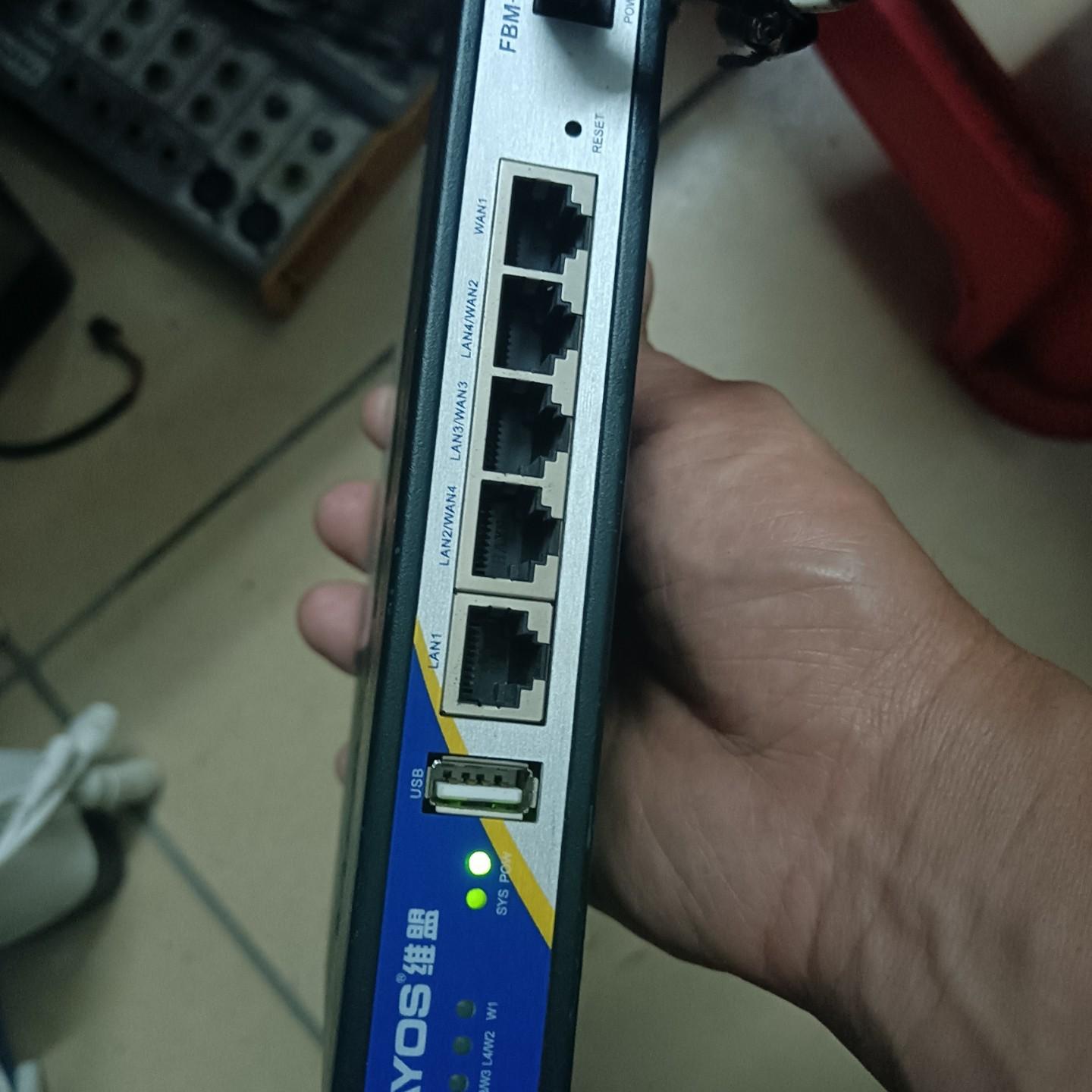 WAYOS维盟FBM-220多WAN防火墙路由器成色非常漂