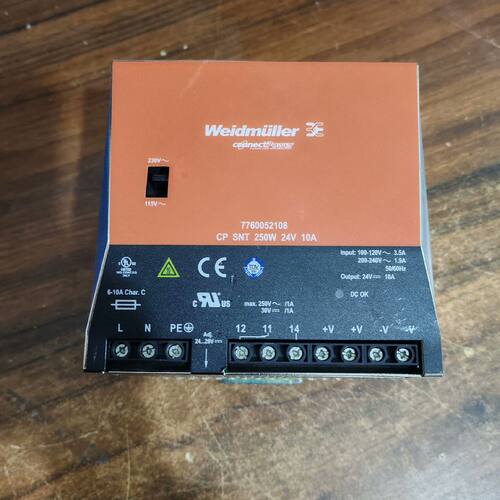 魏德米勒电源模块 型号CP SNT 250W 24V 10A