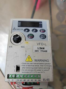 拆机台达变频器VFD015L21W