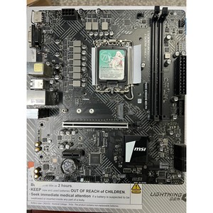 微星H610M bomber爆破弹 DDR4主板 无挡板无底