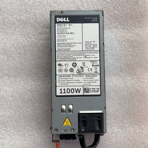 002RN7 R720 820服务器1100W直流电源0
