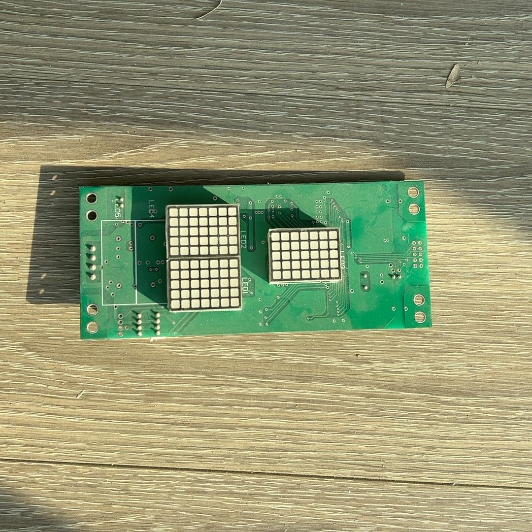 西继迅达电梯外呼显示板XEPBK-10/20A1SM5000