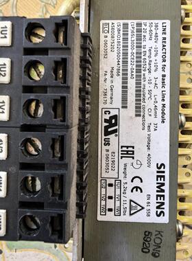 6SL3000-0CE22-0AA0 进线电抗器