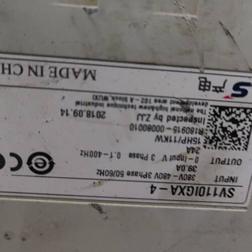 LS变频器SV110IGXA-4主板    380-400V三