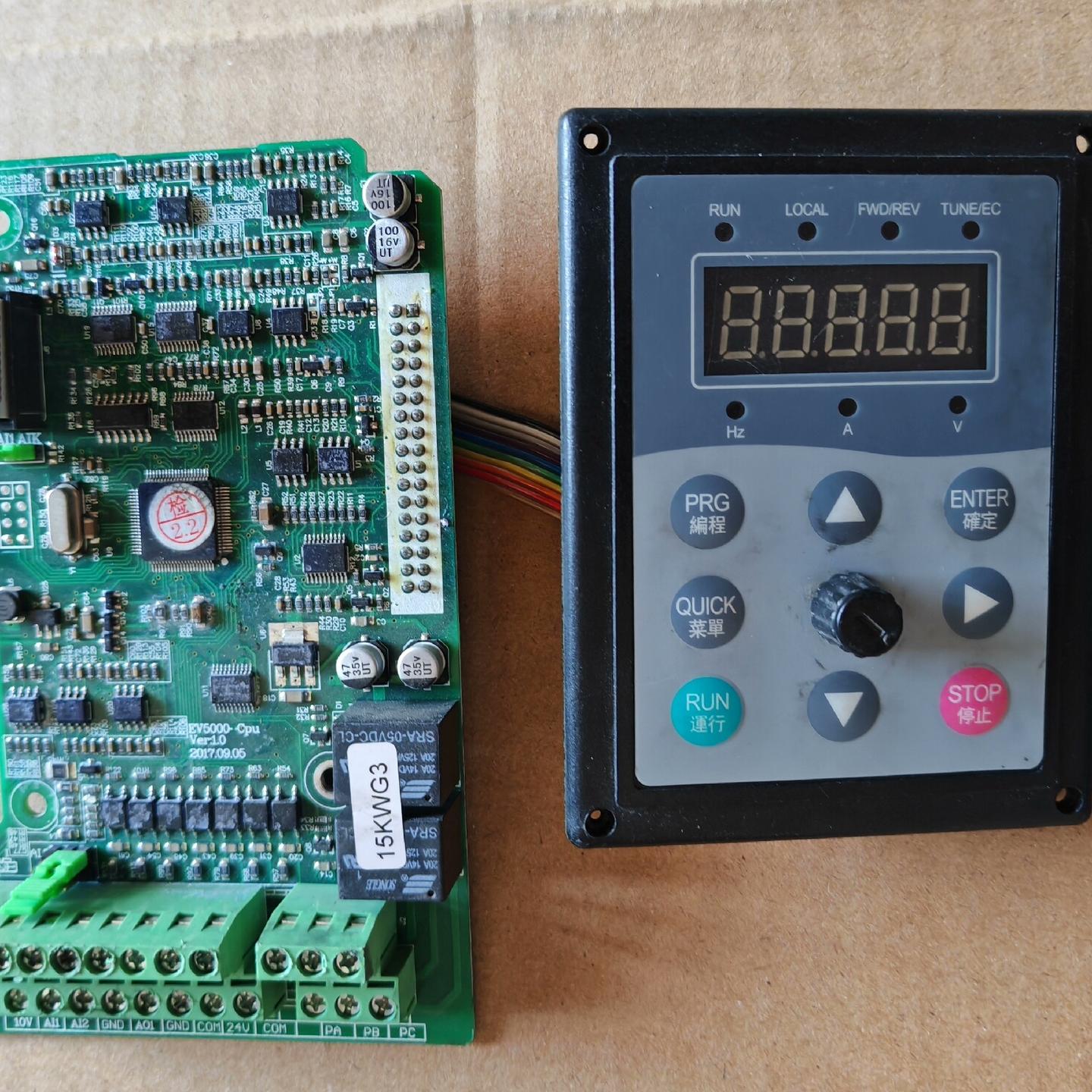 EV5000变频器主板面板功率15KW功能正常 主板12