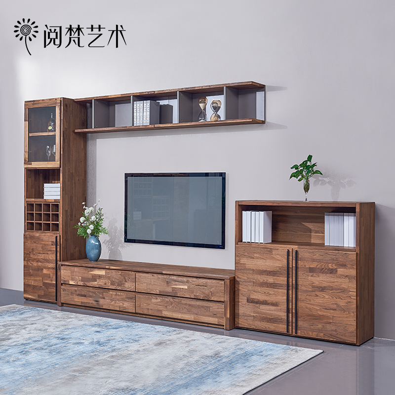 閱梵挪亞家具北歐胡桃木茶幾電視櫃組合現代簡約輕奢實木電視牆櫃在類目 住宅傢俱, 櫃類, 電視櫃中 - 來自Buy2taobao.com提供專業的淘寶代購服務