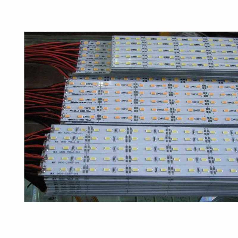 新款直销led柜台灯条12vled灯带5730硬灯条超薄贴片珠宝手机展示