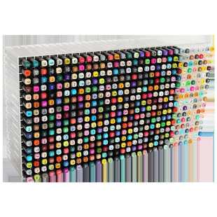 新款直销亚克力笔展示架马克笔笔架文具店笔展架有机玻璃笔收纳架