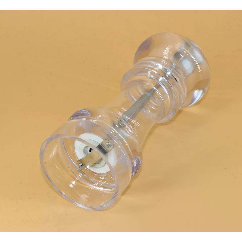 新款直销跨境现货木质手动塑料花椒胡椒研磨器粗盐陶瓷烧烤调料餐