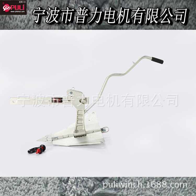 新款直销普力 电动绞盘配件 可折叠地锚12000磅带卸扣 越野野外锚