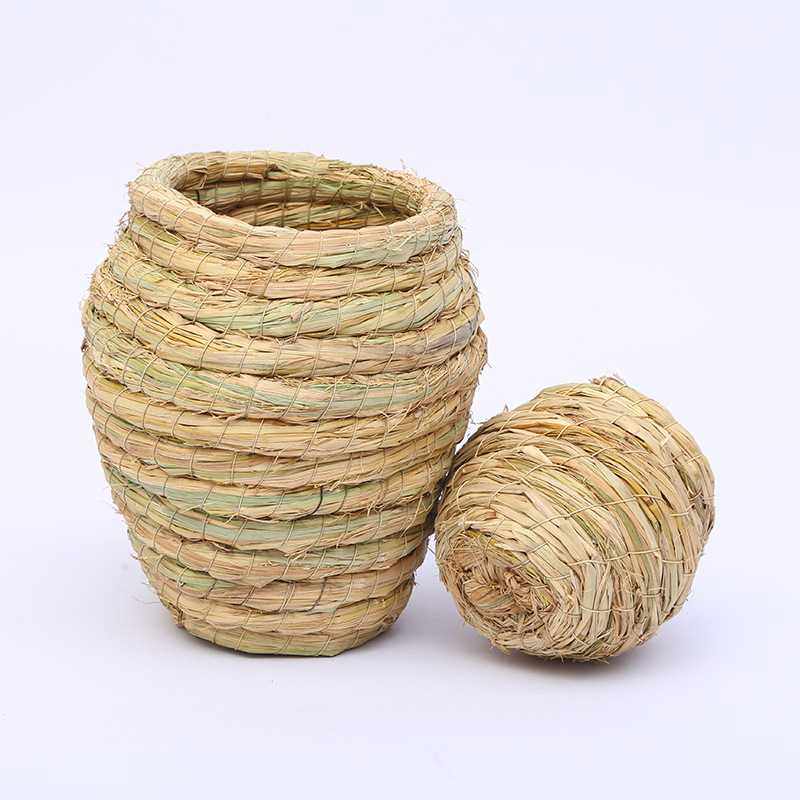 新款直销货源供应手工草编鸟窝鸽子虎皮鹦鹉仓鼠窝草编防侧翻鸟巢,宠物/宠物食品及用品,鸟窝,淘宝优惠券,粉丝福利购,淘宝优惠卷