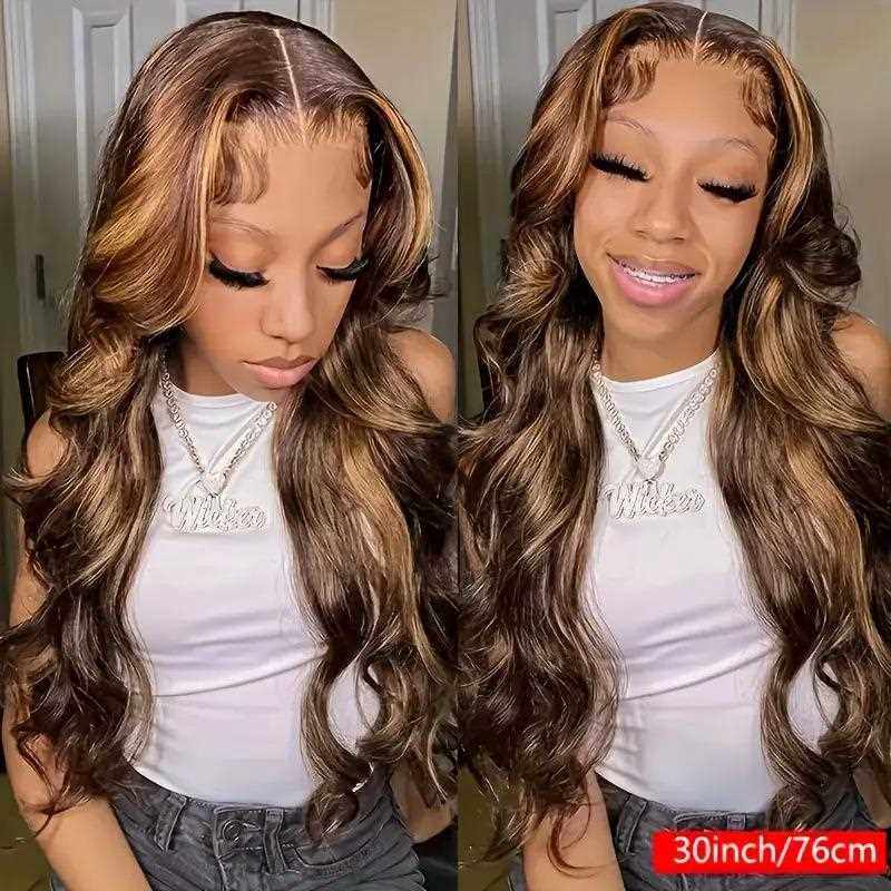 新款直销跨境欧美时尚钢琴色假发头套 非洲热销前蕾丝大波浪卷发