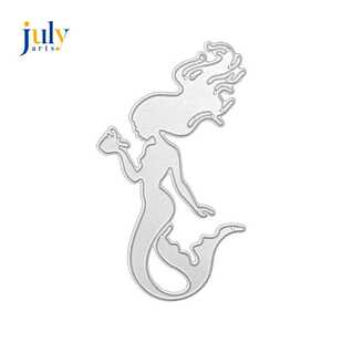 新款直销scrapbooking DIY切割刀模 碳钢刀模 压花刀模模板人鱼8