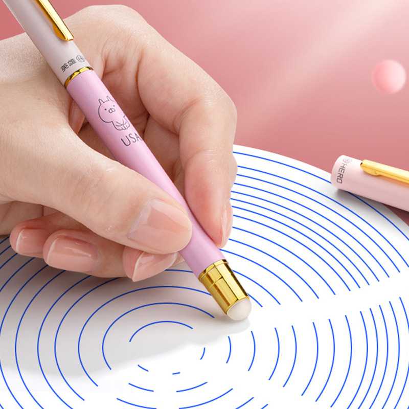 新款直销英雄钢笔热敏可擦金属学生三年级可替换墨囊润笔团购可擦