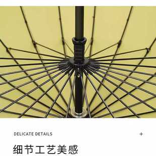 新款直销24骨长柄雨伞自动大号男士加大加固防风伞加厚商务伞定制