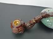 烟斗世家红木工艺品艺术收藏烟斗烟嘴烟具老挝大红酸枝交趾黄檀