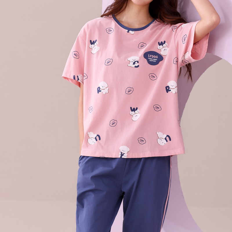 绮宇娜女士拉架纯棉家居服