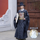 司仪中式 新款 汉服男明制男女麒麟补服武官官服圆领袍情侣款 演出服