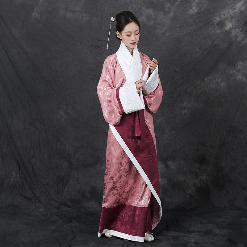 曲裾交领非古装汉服中国风