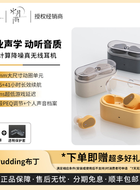 【戈声】MOONDROP/水月雨Pudding布丁实时计算降噪真无线蓝牙耳机